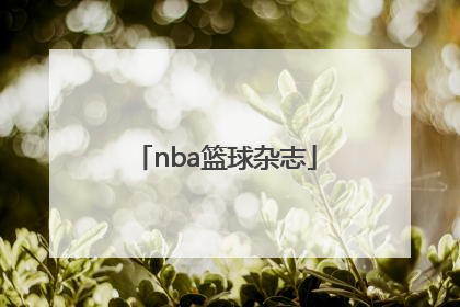 「nba篮球杂志」Nba篮球游戏